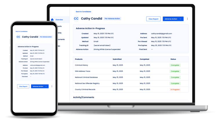 Mitratech AssureHire dashboard
