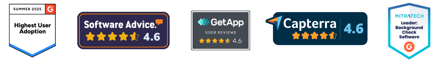 G2 High Performer, Software Advice, GetApp, Capterra